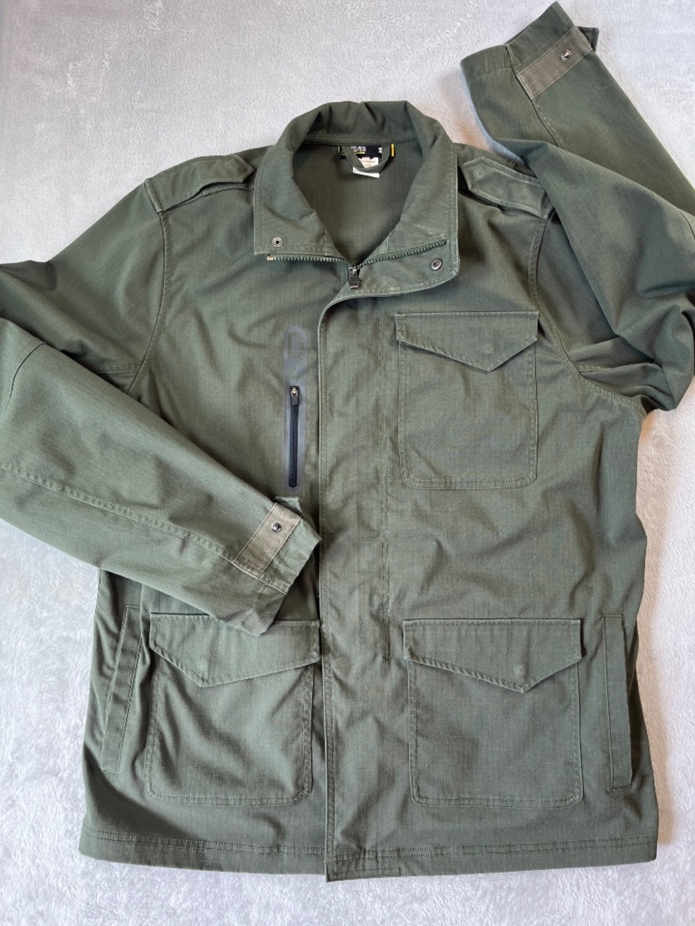 Under Armour Men's Tactical Full Zip Utility Jacket Olive Green sz XL Pockets